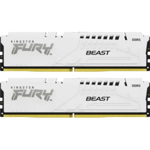 ОЗУ Kingston Fury Beast White KF556C40BWK2-64 DIMM, DDR5, 64 Гб (2 х 32 Гб), 5600 МГц