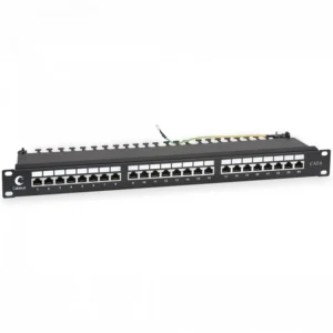 Патч-панель Cabeus PL-24-Cat.6-SH-Dual IDC Патч-панель 19" (1U), 24 порта, UTP, Cat. 6