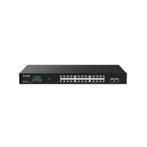Коммутатор TENDA TEG2226F 1000 Base-T (1000 мбит/с), 2 SFP порта