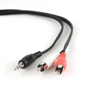 Кабель интерфейсный Cablexpert 3.5mm/m - 2xRCA/m 5m CCA-458-5M MINI JACK 3.5 (output) - RCA x2