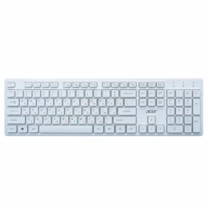 Клавиатура Acer OKW123 белый USB ZL.KBDEE.00D Проводная, USB