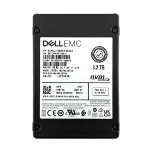 Серверный жесткий диск Dell SSD 3.2TB Dell Ent MU AGN U.2 NVMe 15TVC 2,5 SFF, 3.2 ТБ, PCIe