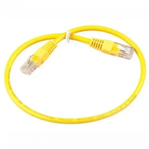 Патч-корд ExeGate UTP-RJ45-RJ45-5e-1M-YL EX258671RUS
