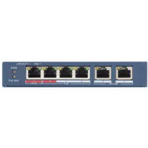 Коммутатор Hikvision DS-3E0106HP-E 100 Base-TX (100 мбит/с)