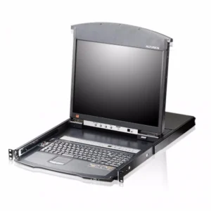 KVM-переключатель ATEN 8P CAT5 HIGH DENSITY DUAL KL1508AIM-AXA-RG