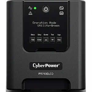 Источник бесперебойного питания CyberPower PR750ELCD Линейно-интерактивные, Напольный (Tower), 750 ВА, 675 Вт