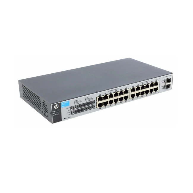 Коммутатор HPE 1810-24 J9801A 100 Base-TX (100 мбит/с), 2 SFP порта