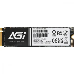 Жесткий диск AGI AI298 AGI1T0GIMAI298-CB SSD (твердотельные), 1 ТБ, M.2, PCIe