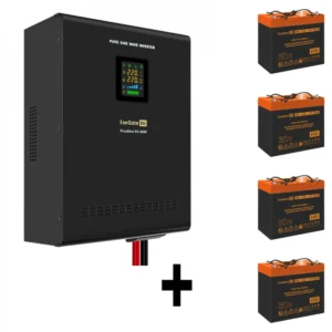 Источник бесперебойного питания ExeGate EX296004RUS + батарея 55Aч EX285652RUS 4шт EX296662RUS Линейно-интерактивные, Напольный (Tower), 5000 ВА, 3500 Вт