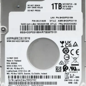 Жесткий диск Western Digital WD10SPZX HDD (классические), 1 ТБ, 2.5 дюйма, SATA