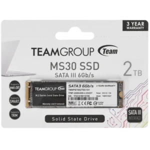 Жесткий диск Team Group MS30 TM8PS7002T0C101 SSD (твердотельные), 2 ТБ, M.2, SATA