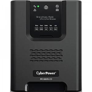 Источник бесперебойного питания CyberPower PR1000ELCD Линейно-интерактивные, Напольный (Tower), 1000 ВА, 900 Вт