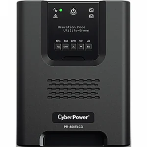 Источник бесперебойного питания CyberPower PR1500ELCD Линейно-интерактивные, Напольный (Tower), 1500 ВА, 1350 Вт