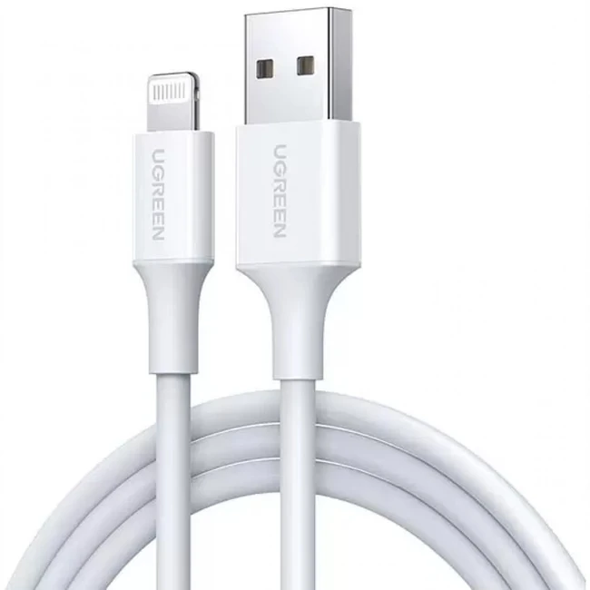 Кабель интерфейсный UGREEN US155 20730_ USB Type A - Lightning (8pin)