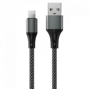 Кабель интерфейсный Accesstyle AM24-F100M Black AL24-F100M Black-Gray USB Type C - Lightning (8pin)