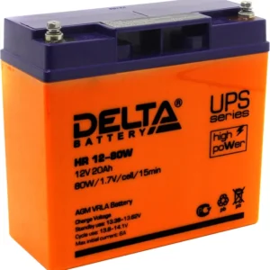 Сменные аккумуляторы АКБ для ИБП Delta Battery HR 12-80 W 12 В
