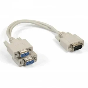 Кабель интерфейсный ExeGate EX-CC-VGA-15M2x15F-0.3 EX284939RUS VGA (M) - 2 x VGA (F)