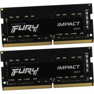 ОЗУ Kingston Fury Impact KF432S20IBK2/32 SO-DIMM, DDR4, 32 Гб (2 х 16 Гб), 3200 МГц