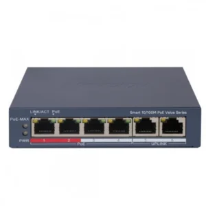 Коммутатор Hikvision DS-3E1106P-EI/M 100 Base-T (100 мбит/с)