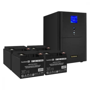 Источник бесперебойного питания ExeGate EX295991RUS + батарея 40Aч EX282976RUS 4шт EX296885RUS Линейно-интерактивные, Напольный (Tower), 5000 ВА, 4000 Вт
