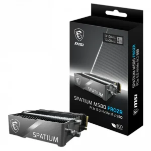 Жесткий диск MSI SPATIUM M580 PCIe 5.0 NVMe M.2 4TB FROZR SSD (твердотельные), 4 ТБ, M.2, PCIe