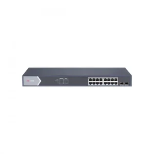 Коммутатор Hikvision DS-3E0518P-E/M(B) 1000 Base-T (1000 мбит/с), 2 SFP порта