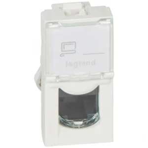 Сетевая розетка Legrand MOSAIC 5e UTP белый 076551