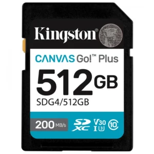 Флеш (Flash) карты Kingston Canvas Go Plus Gen4 C10 SDG4/512GB 512 ГБ