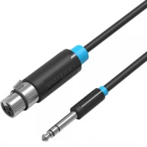 Кабель интерфейсный Vention BBEBI JACK 6.5 (input) - XLR (input)