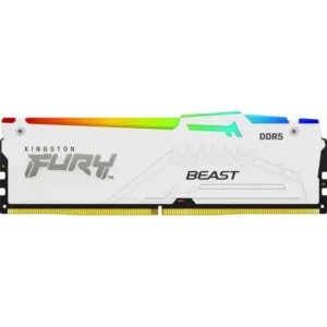 ОЗУ Kingston FURY Beast White RGB KF556C40BWA-16 DIMM, DDR5, 16 Гб, 5600 МГц