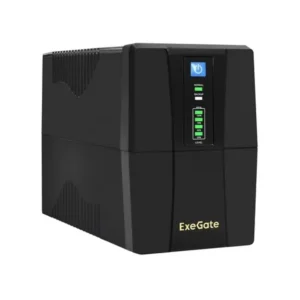 Источник бесперебойного питания ExeGate Power Back BNB-650.LED.AVR.4C13 EP285542RUS Линейно-интерактивные, Напольный (Tower), 650 ВА, 360 Вт
