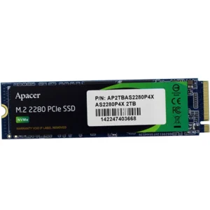 Жесткий диск Apacer AS2280P4 AP2TBAS2280P4X-1 SSD (твердотельные), 2 ТБ, M.2, PCIe