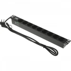 Аксессуар для серверного шкафа ITK PDU 9 розеток DIN49440 (нем. cтанд.) PH22-9D1