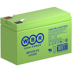 Сменные аккумуляторы АКБ для ИБП WBR GP1272 F2 (12V28W) GP1272 F2 (12V28W) WBR 12 В