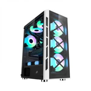 Корпус 1STPLAYER XP-G-WH-4F2WC3 Игровые, Mid-Tower