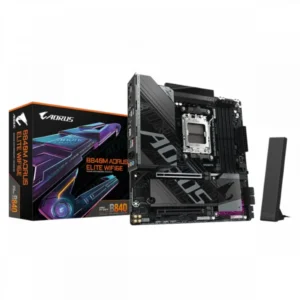 Материнская плата Gigabyte B840M AORUS ELITE WIFI6E (REV.1.0) Micro-ATX, AMD AM5