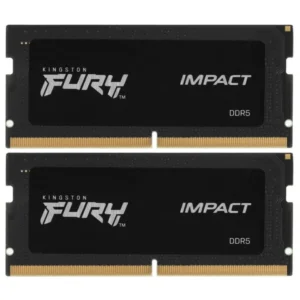 ОЗУ Kingston FURY Impact KF548S38IBK2-16 SO-DIMM, DDR5, 16 Гб (2 х 8 Гб), 4800 МГц