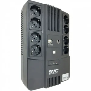 Источник бесперебойного питания SVC DL-SVC-U-1000/BSSC Линейно-интерактивные, Напольный (Tower), 1000 ВА, 600 Вт