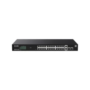 Коммутатор TENDA TEG2228P-24-410W 1000 Base-T (1000 мбит/с), 2 SFP порта