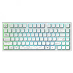 Клавиатура Dark Project ALU81A Terra Nova White DPKB_NOVA_81_ANSI_WHITE_UA Беспроводная, Bluetooth