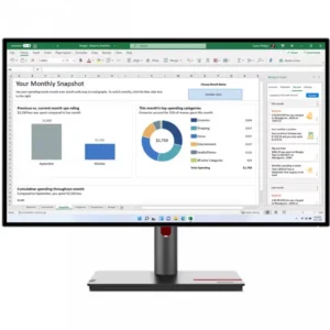 Монитор Lenovo ThinkVision P27h-30 63A1GAR1CB 27 ", IPS, Quad HD 2560x1440 (16:9), 60 Гц
