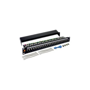 Патч-панель LANMASTER LAN-PPL24S5E 24 порта, STP, Cat. 5e