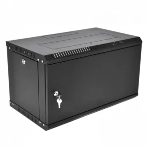Серверный шкаф ЦМО ЭКОНОМ 9U (600x350) дверь металл, цвет черный ШРН-Э-9.350.1-9005