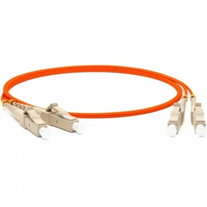 Оптический патч-корд Hyperline FC-AWS1/D-50-LC/PR-LC/PR-H-1M-LSZH-OR