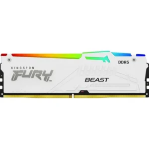 ОЗУ Kingston FURY Beast White RGB KF556C40BWA-32 DIMM, DDR5, 32 Гб, 5600 МГц