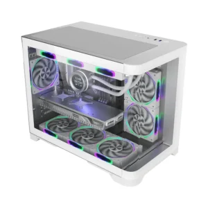 Корпус 1STPLAYER UV6 WH UV6-WH-2FC7R-W-1FC7-W Игровые, Mini-Tower
