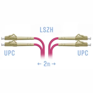 Оптический патч-корд SNR SNR-PC-LC/UPC-MM4-DPX-2m
