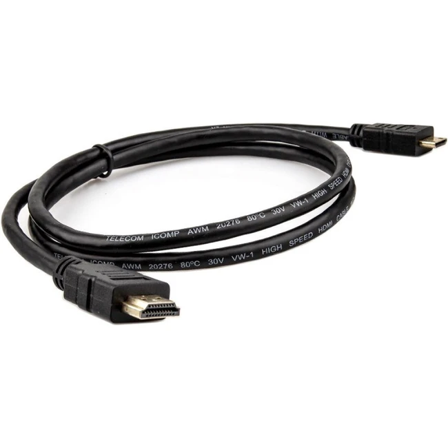 Кабель интерфейсный VCOM TCG205-1M HDMI - HDMI mini