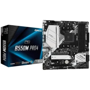 Материнская плата ASRock B550M Pro4 B550M PRO4 Micro-ATX, AMD AM4