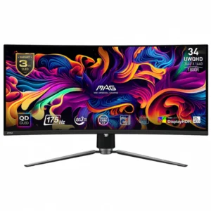 Монитор MSI MAG 341CQP 9S6-3DD04T-010 34.18 ", QD-OLED, Ultra-Wide QHD 3440x1440 (21:9), 175 Гц